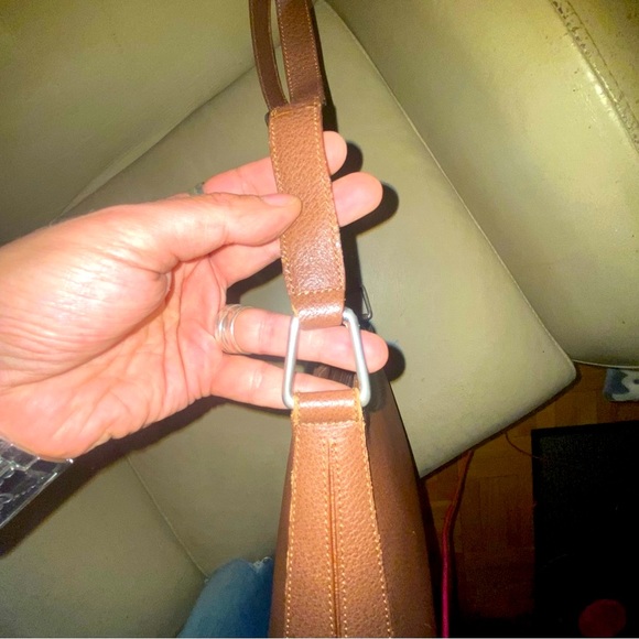 Vintage HIPSTER authentic Burberry shoulder bag leather - Picture 5 of 15